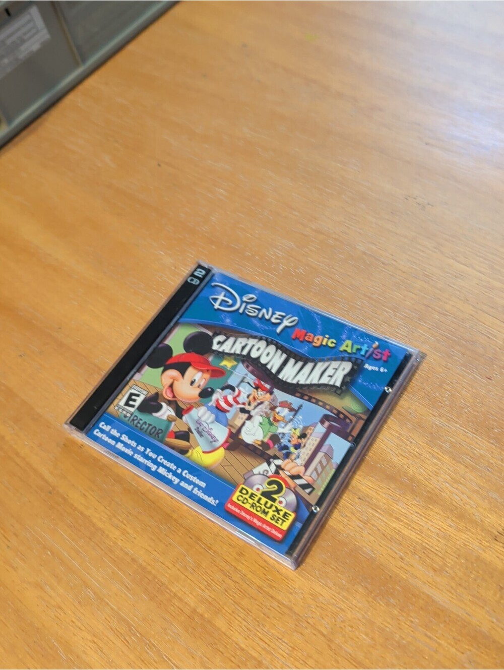 Disney Magic Artist Cartoon Maker PC Mac 2002 Deluxe 2 CD-ROM Set Mickey Goofy